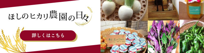 ほしのヒカリ農園の日々 詳しくはこちら